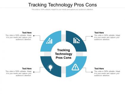 Tracking technology pros cons ppt powerpoint presentation layouts influencers cpb