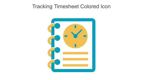 Tracking Timesheet Colored Icon In Powerpoint Pptx Png And Editable Eps Format
