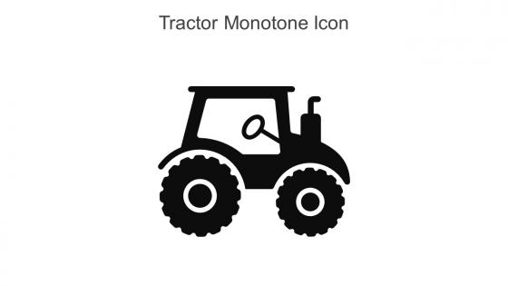 Tractor Monotone Icon In Powerpoint Pptx Png And Editable Eps Format