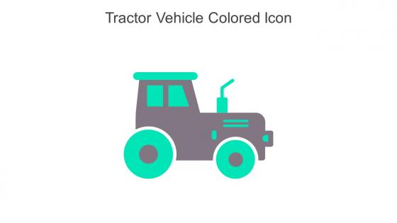 Tractor Vehicle Colored Icon In Powerpoint Pptx Png And Editable Eps Format