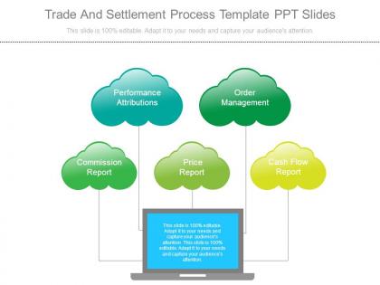 Trade and settlement process template ppt slides