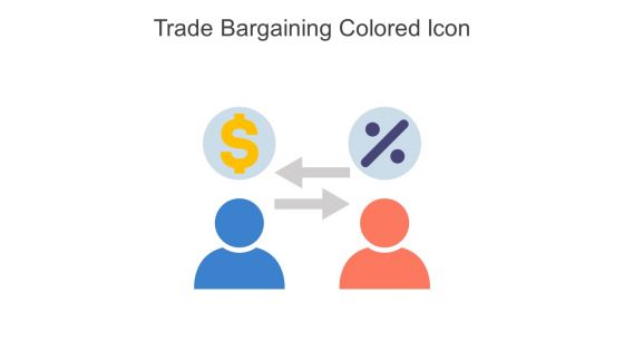 Trade Bargaining Colored Icon In Powerpoint Pptx Png And Editable Eps Format