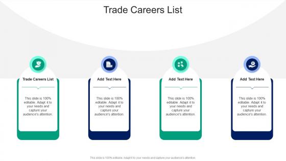 Trade Careers List In Powerpoint And Google Slides Cpp