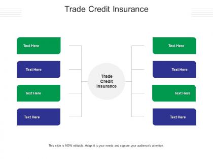 Trade credit insurance ppt powerpoint presentation professional portfolio cpb