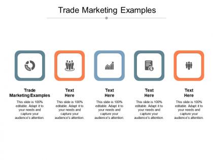 Trade marketing examples ppt powerpoint presentation model template cpb