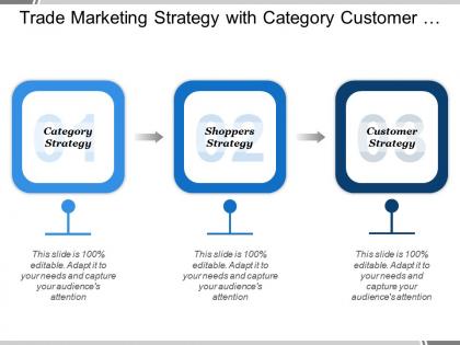 Trade marketing strategy with category customer and shopper