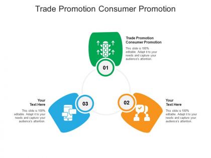 Trade promotion consumer promotion ppt powerpoint presentation gallery visual aids cpb