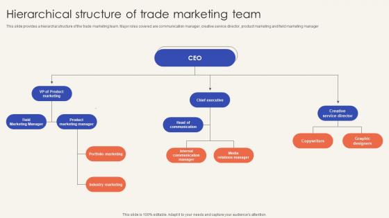 Trade Promotion Practices To Increase Hierarchical Structure Of Trade Marketing Team Strategy SS V