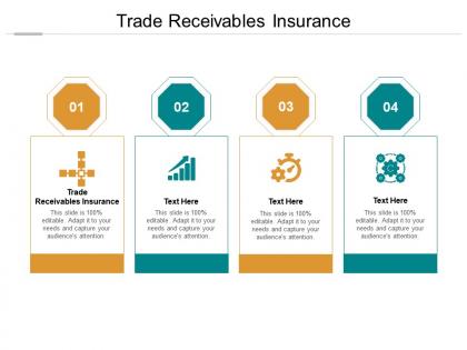 Trade receivables insurance ppt powerpoint presentation infographic template elements cpb