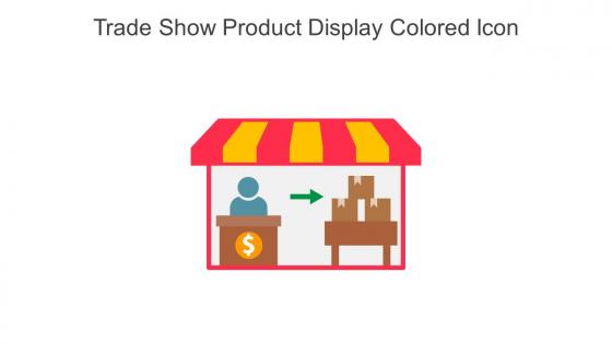 Trade Show Product Display Colored Icon In Powerpoint Pptx Png And Editable Eps Format
