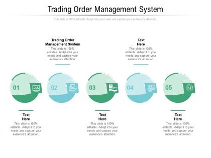 Trading order management system ppt powerpoint presentation layout cpb