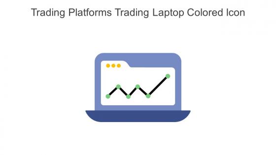 Trading Platforms Trading Laptop Colored Icon In Powerpoint Pptx Png And Editable Eps Format