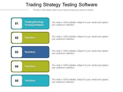 Trading strategy testing software ppt powerpoint presentation infographic template summary cpb