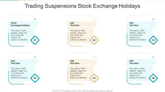 Trading Suspensions Stock Exchange Holidays In Powerpoint And Google Slides Cpb
