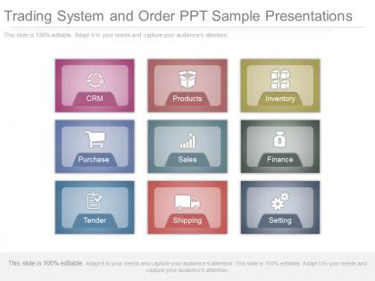 Trading system and order ppt sample presentations