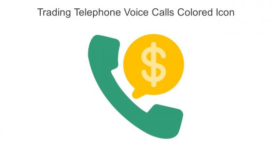 Trading Telephone Voice Calls Colored Icon In Powerpoint Pptx Png And Editable Eps Format