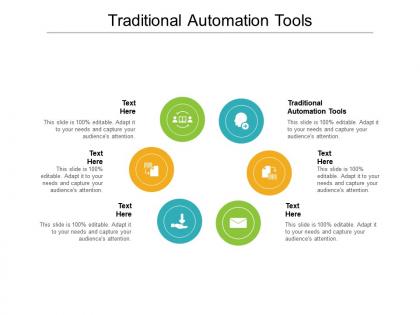 Traditional automation tools ppt powerpoint presentation infographic demonstration cpb