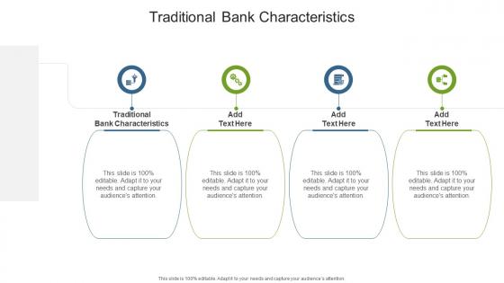 Traditional Bank Characteristics In Powerpoint And Google Slides Cpb