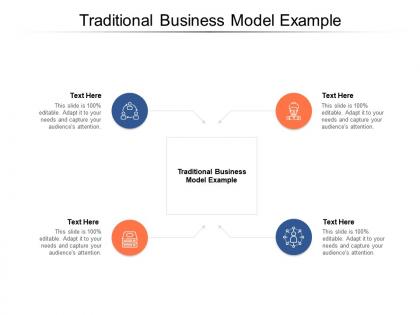 Traditional business model example ppt powerpoint presentation inspiration graphics cpb