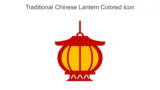 Traditional Chinese Lantern Colored Icon In Powerpoint Pptx Png And Editable Eps Format