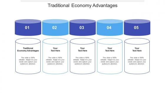 Traditional economy advantages ppt powerpoint presentation gallery cpb
