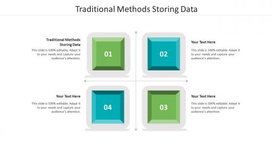 Traditional methods storing data ppt powerpoint presentation infographic template outfit cpb