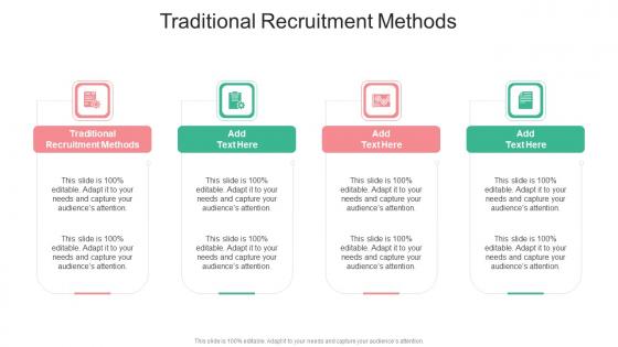 Traditional Recruitment Methods In Powerpoint And Google Slides Cpb