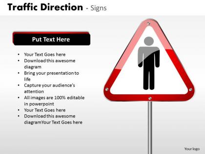 Traffic direction signs ppt 17