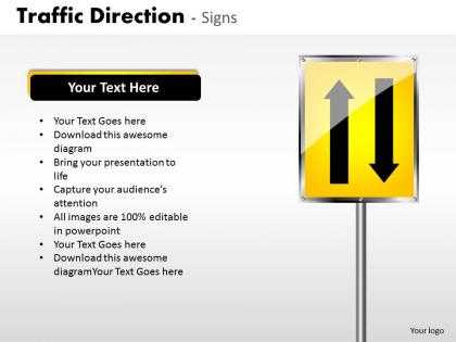 Traffic direction signs ppt 24