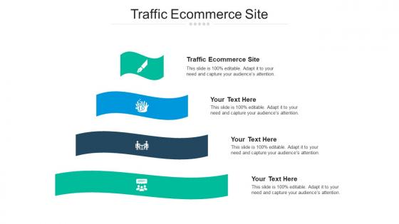 Traffic ecommerce site ppt powerpoint presentation ideas good cpb