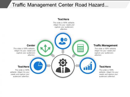 Traffic management center road hazard alerts traveler information