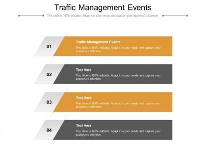 Traffic management events ppt powerpoint presentation infographics infographics cpb