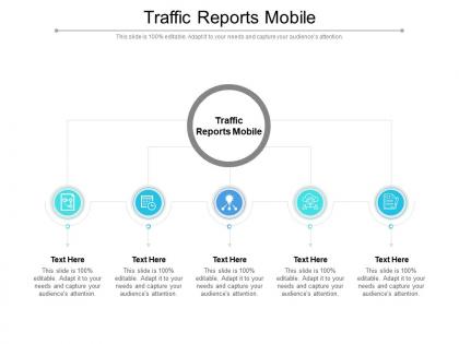 Traffic reports mobile ppt powerpoint presentation icon design templates cpb