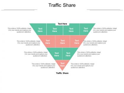Traffic share ppt powerpoint presentation model infographic template cpb