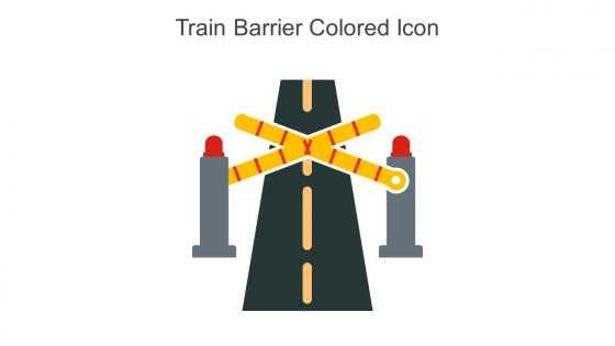 Train Barrier Colored Icon In Powerpoint Pptx Png And Editable Eps Format
