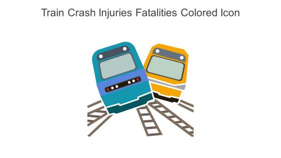 Train Crash Injuries Fatalities Colored Icon In Powerpoint Pptx Png And Editable Eps Format