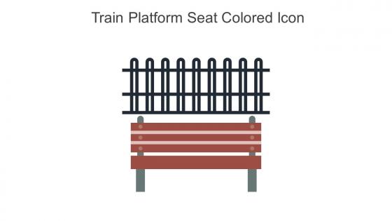 Train Platform Seat Colored Icon In Powerpoint Pptx Png And Editable Eps Format