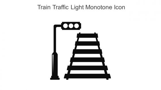 Train Traffic Light Monotone Icon In Powerpoint Pptx Png And Editable Eps Format