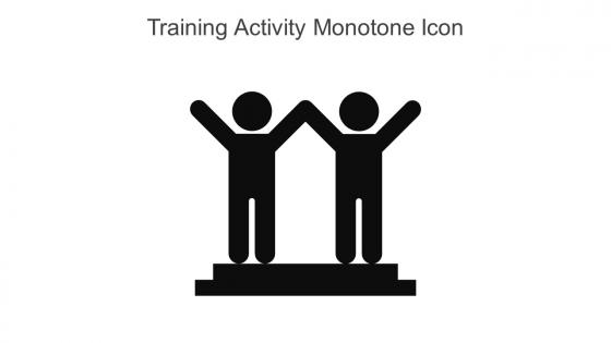 Training Activity Monotone Icon In Powerpoint Pptx Png And Editable Eps Format