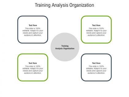 Training analysis organization ppt powerpoint presentation icon vector cpb