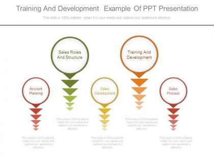 Training and development example of ppt presentation