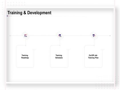 Training and development roadmap ppt powerpoint presentation show pictures