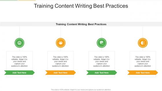 Training Content Writing Best Practices In Powerpoint And Google Slides Cpb