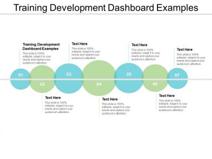 Training development dashboard examples ppt powerpoint presentation ideas display cpb