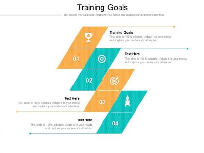 Training goals ppt powerpoint presentation show model cpb