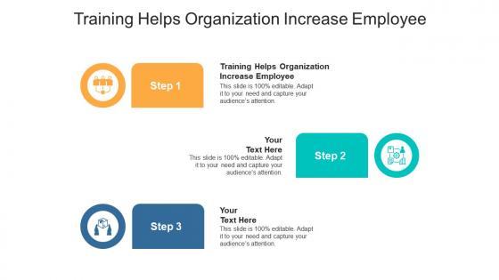 Training helps organization increase employee ppt powerpoint presentation infographic template ideas cpb