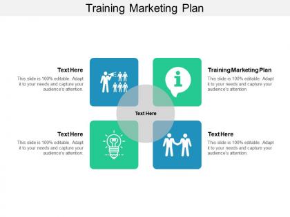 Training marketing plan ppt powerpoint presentation outline infographic template cpb