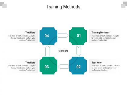 Training methods ppt powerpoint presentation infographics clipart images cpb