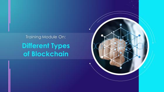 Training Module on Different Types of Blockchain Training Ppt