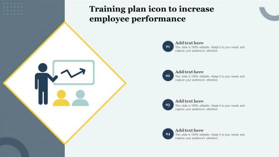 Training Plan Icon To Increase Employee Performance